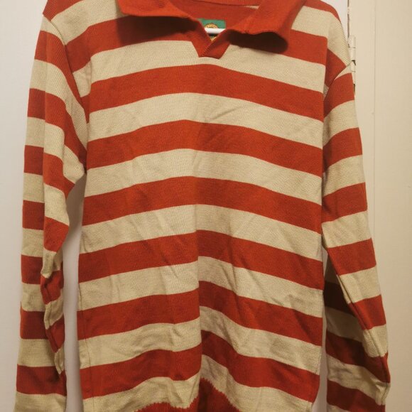 Striped Knit Polo - Picture 2 of 4